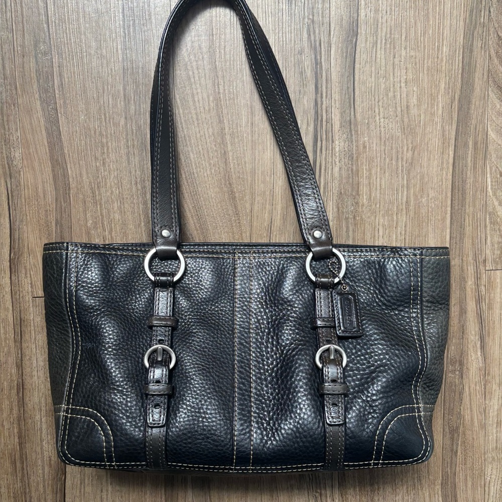 Coach leather bag